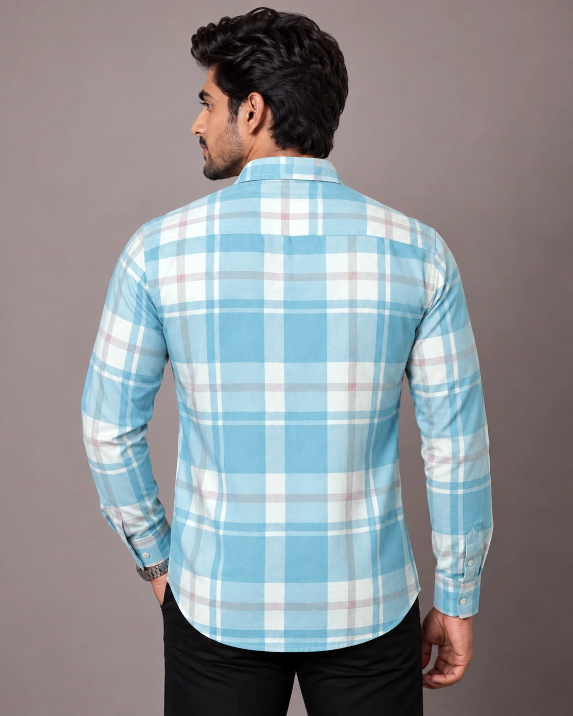 Blue Check Shirt